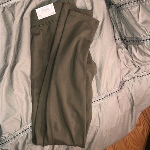 Olive Green Leggings